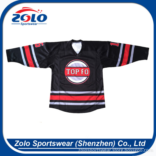 2017 new design custom cheap sublimation jersey hockey